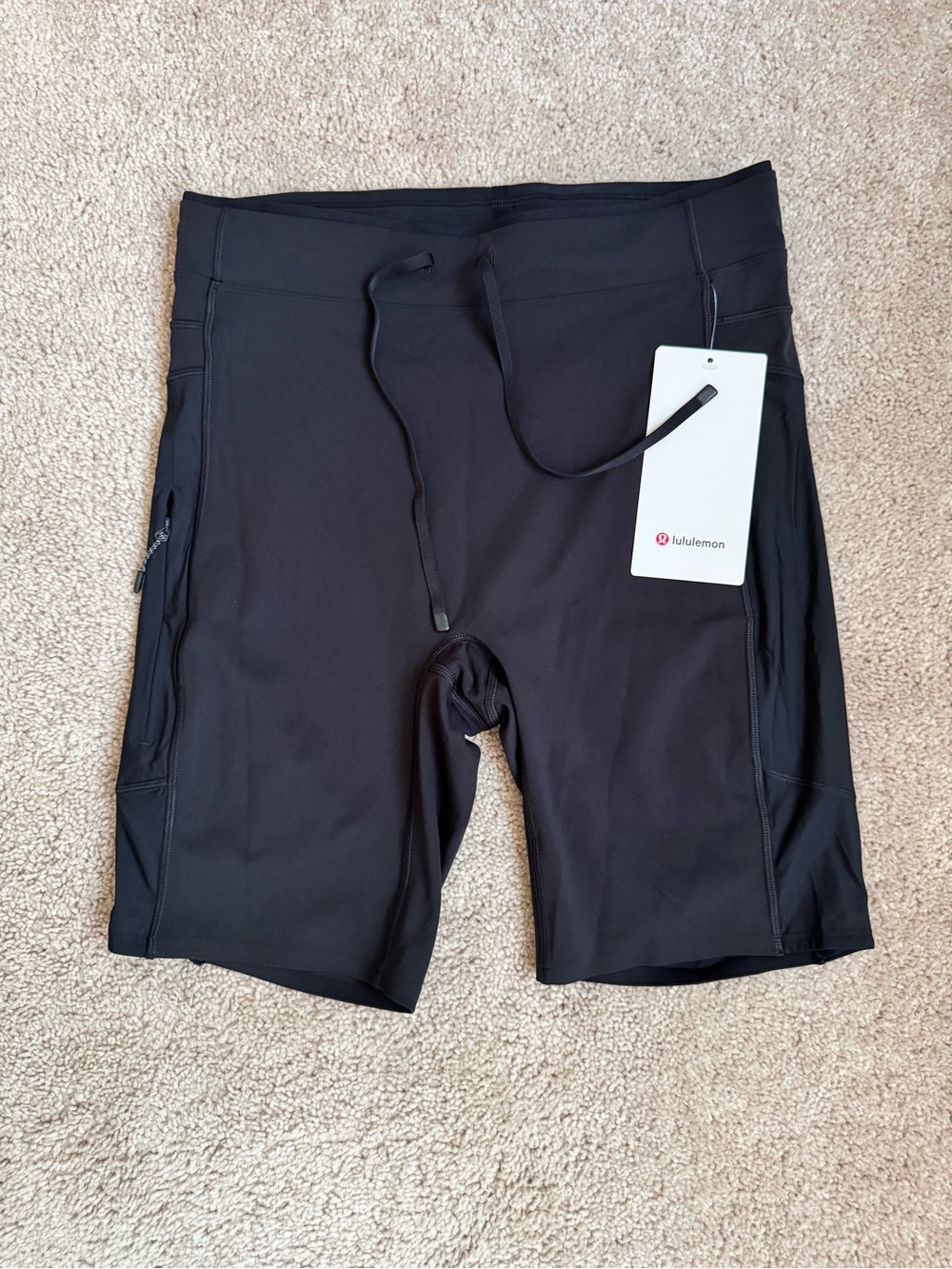 🖤 Lululemon No Line HR Run Short 8” – Black | Size 8